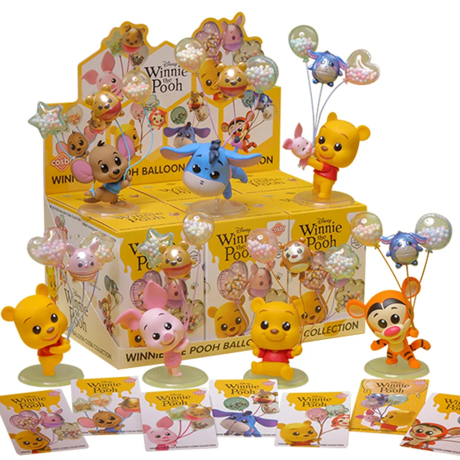 

ГОРЯЧИЕ ИГРУШКИ Disney Винни-Пух, воздушный шар, поросенок, рой, уа, тигра, слепая коробка, игрушка, мультяшная фигурка, милые животные, детские рождественские подарки