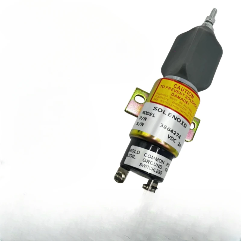 12V/24V fuel cut-off stop solenoid valve 3864274 1751-2467UIBIS5A SA-3766T-24 ME441329 is suitable for Mitsubishi Caterpillar Cu