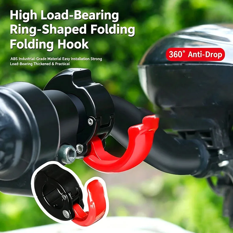 1pcs Replaceable Bikes Hanging Bag Hook Multi-function ABS/Aluminum Motorcycle Hanger Hook Helmet Hooks for Motorcycle Bikes