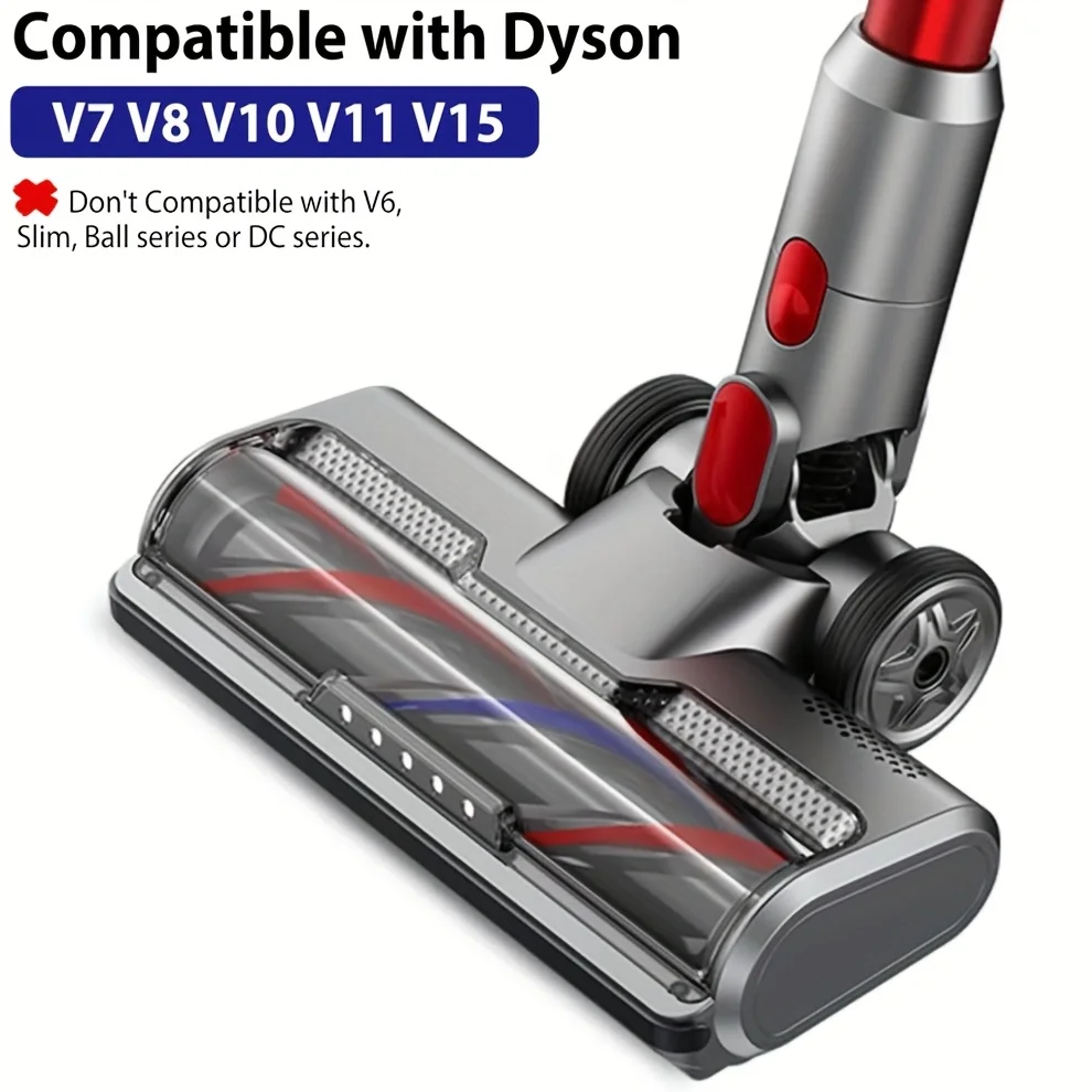 

Floor Brush for Dyson Vacuum Cleaner V7 V8 V10 V11 V15 with an Brush Head, Bristle Strip, Floor Brush, Floor Tile Cleaning Tool