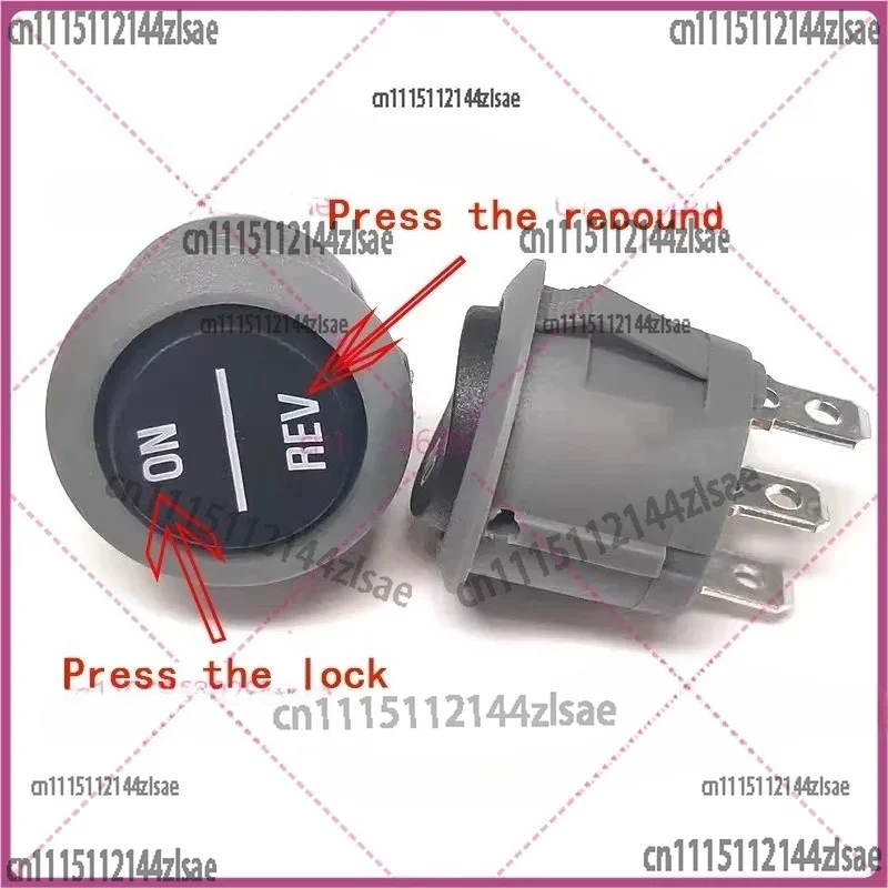 RL3-5 T105 Round power switch 20/23mm universal switch Forward/reverse switch ON/REV 16A125V