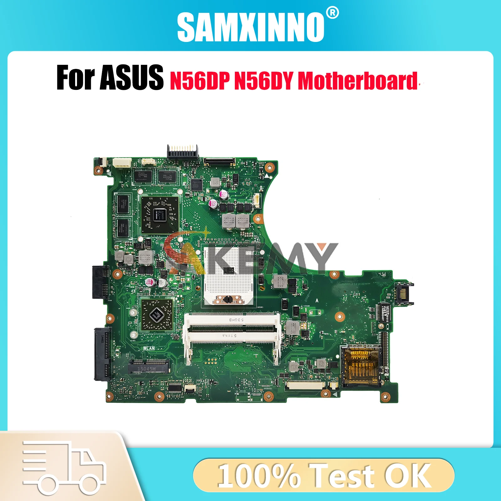 

Материнская плата N56DY для ноутбука ASUS N56DY N56D N56DP, материнская плата для ноутбука, этот товар в наличии, 100% тестирование, ОК, быстрая доставка