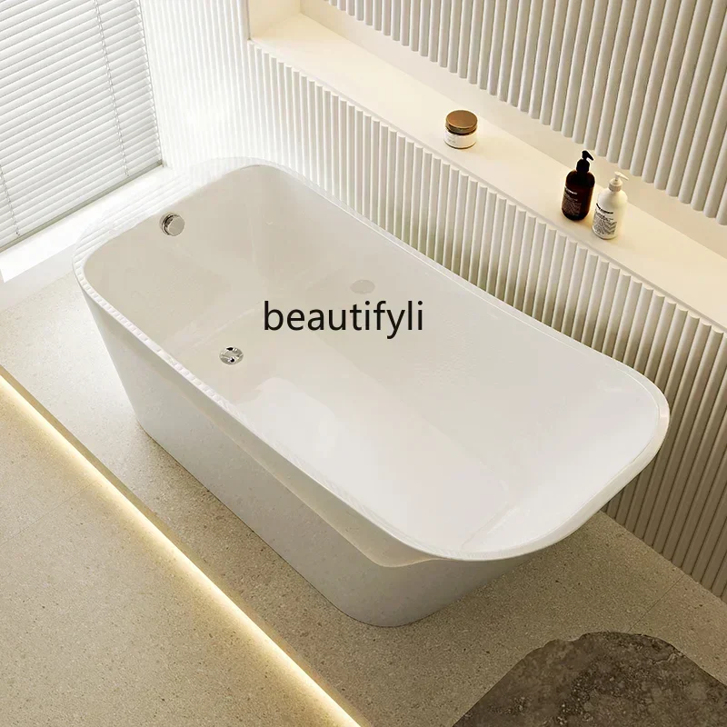 2003Bathroom Concubine Homestay Hotel Bathtub Independent Bathroom Deep Bubble Bath Non-Slip Acrylic