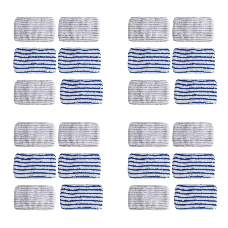 

X16A 2025 NEW-24 Pcs Microfibre Cloth Pads Replacement For Rowenta Clean&Steam ZR005801 RY7/RY8 Series Not Suitable For RX6 Seri