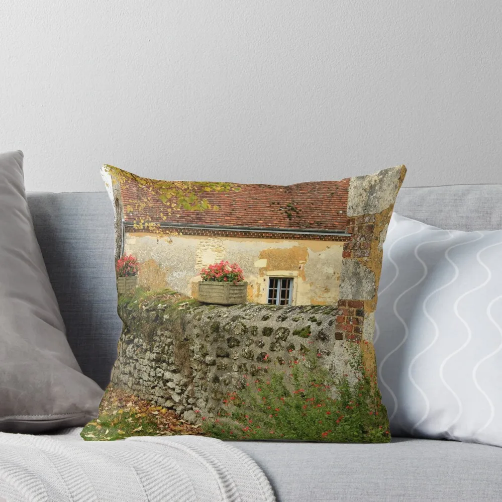 

French Country Stone Wall Throw Pillow Cushions For Children pillow pillowcase pillow