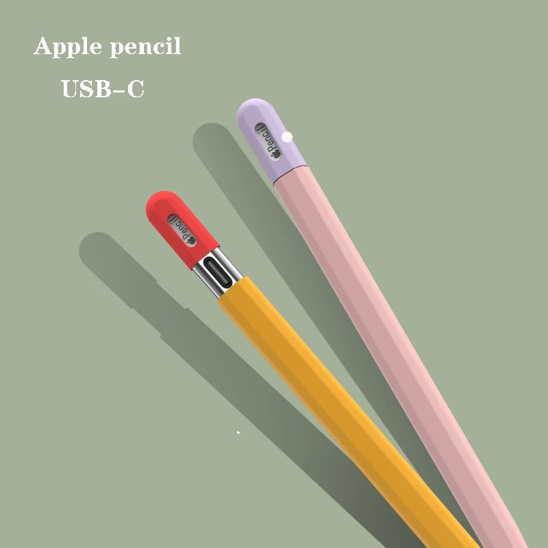 For Apple Pencil (USB-C) ​​​​​​​Case Silicone Case Anti-fall Non-slip Protective Cover Case