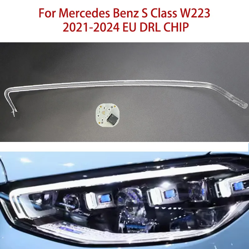 

Ремкомплект Angel Eye White Light для Mercedes Benz S-Class W223 Балластная кабельная полоса автомобиля DRL CHIP 2021-2024 Европейская версия