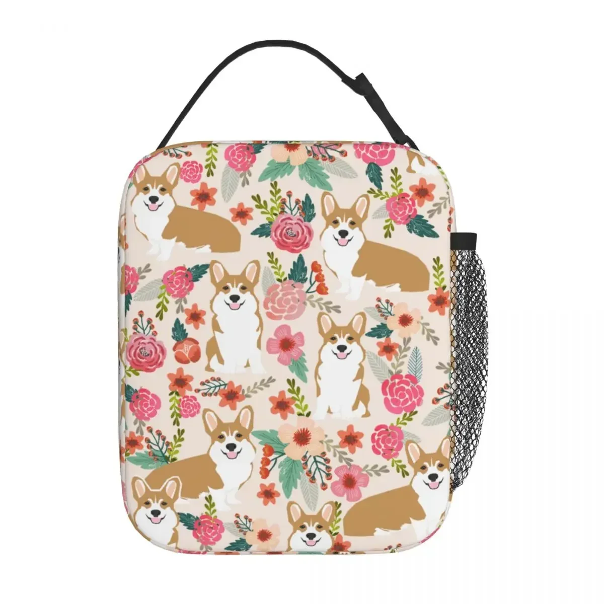 Welsh Corgi Dog Insulated Lunch Bags High Capacity Animal Reusable Cooler Bag Tote Lunch Box Office Outdoor Men Women