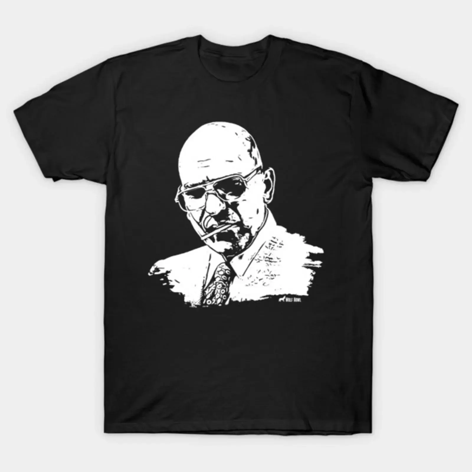 Telly Savalas T Shirt vintage Washed designer clothes Versatile Casual Slightly graphic fashion Stylish homme