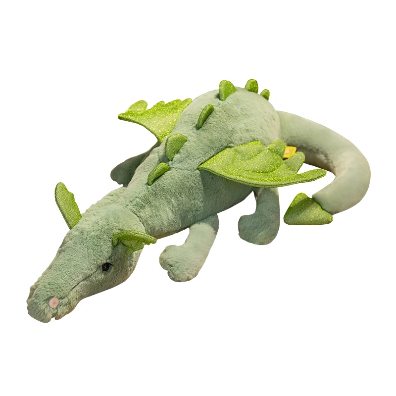 Hot High Quality Jellycat Soft Plush Toy Little Snow Dragon Plush Dinosaur Stuffed Animal Flocked Soft Doll Toys For Kids Gifts