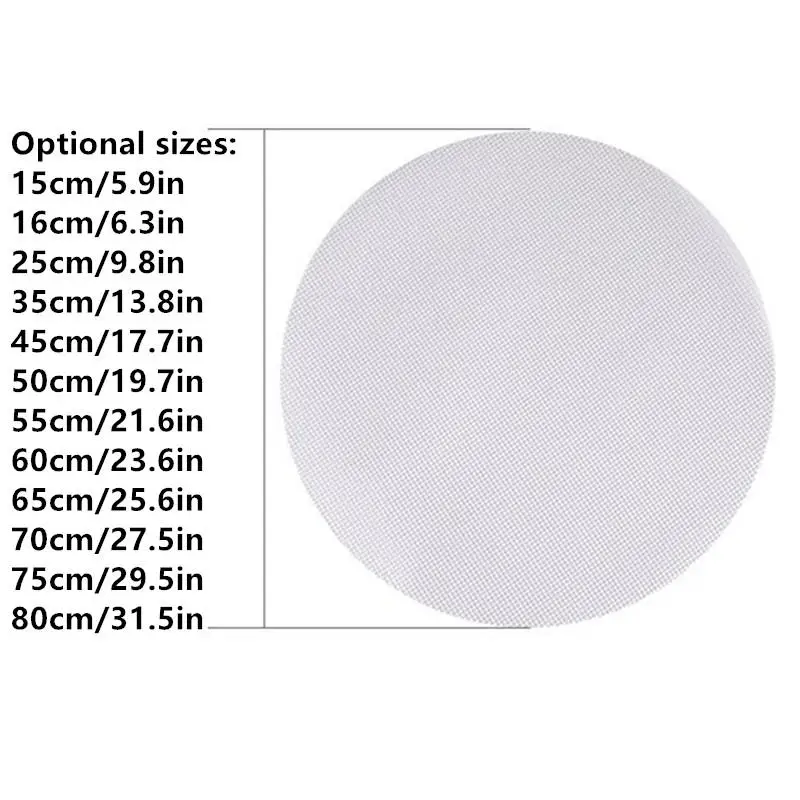 1pcs Reusable White Silicone Non-Stick Steamer Liners Round Steaming Mat For Bamboo Steamer Cooking Heat Resistant Kitchen - Image 5