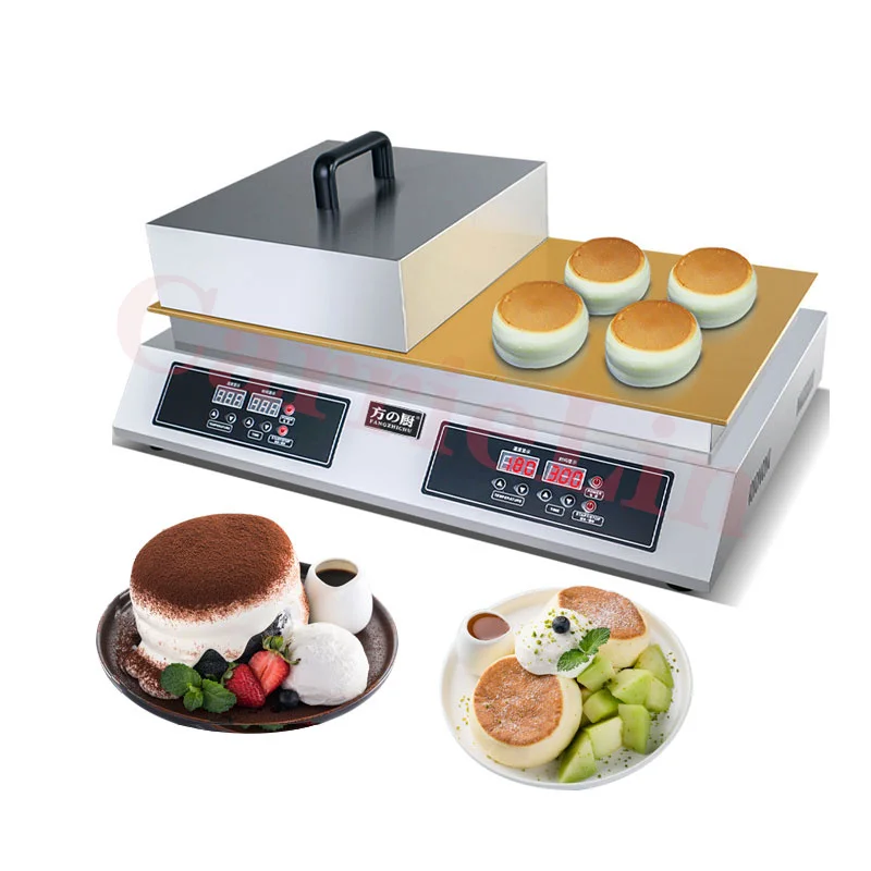 Electric Dorayaki Machine Commercial cookie maker Pure Copper Digital Snack Double-headed 2600W Pancakes Machine