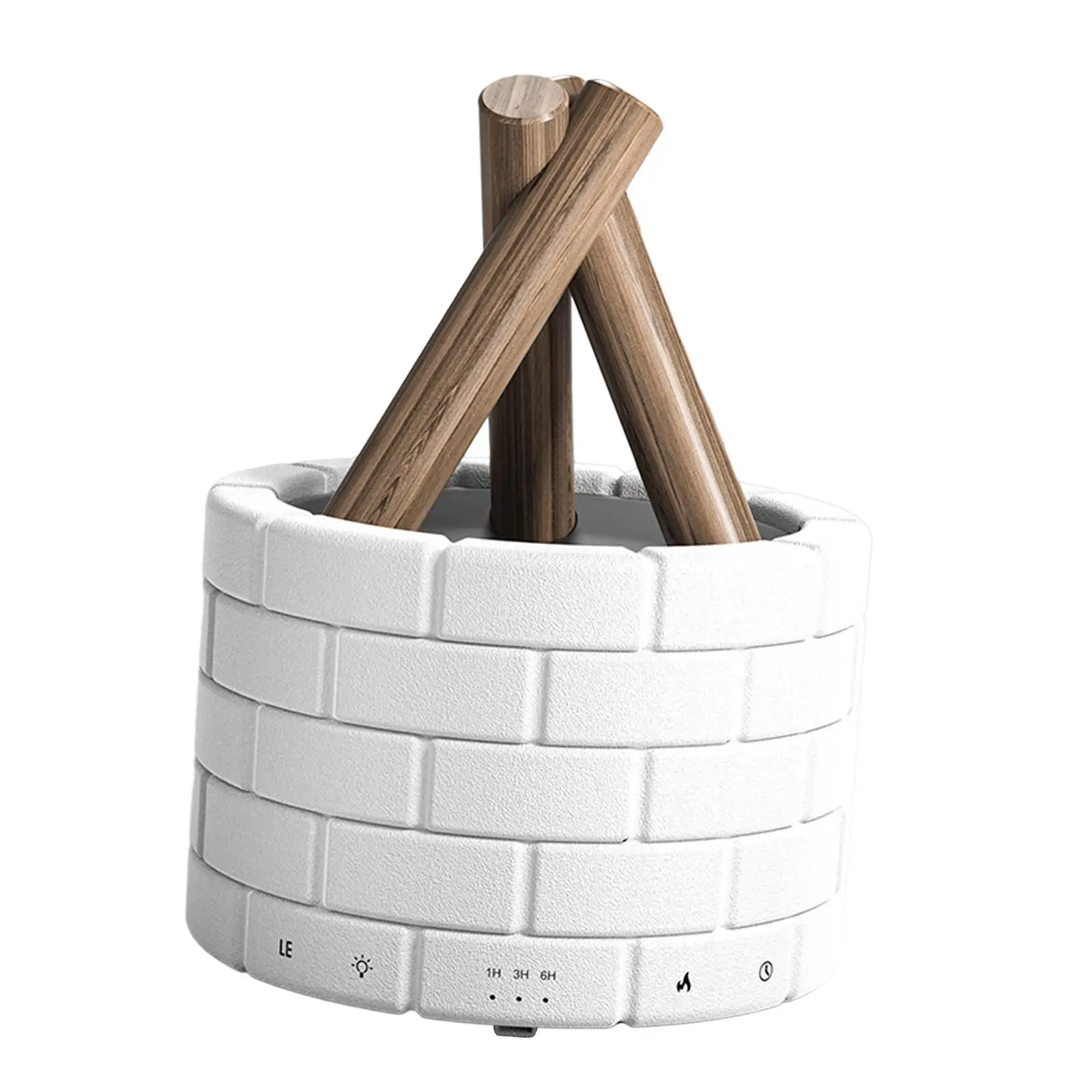 موزع الزيت العطري مع تأثير نار اللهب ، ناشر هواء هادئ ، زيت للسبا ، اليوغا ، غرفة النوم ، غرفة المعيشة ، هدية للمكتب