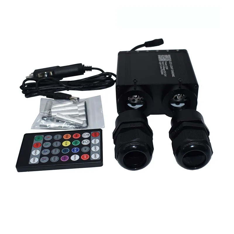 

Small size Twinkle 32W APP RGBW LED Light Engine + 6W Shooting Stars Engine Light 2 In 1 LED Light Kit For Car Home Starry Sky