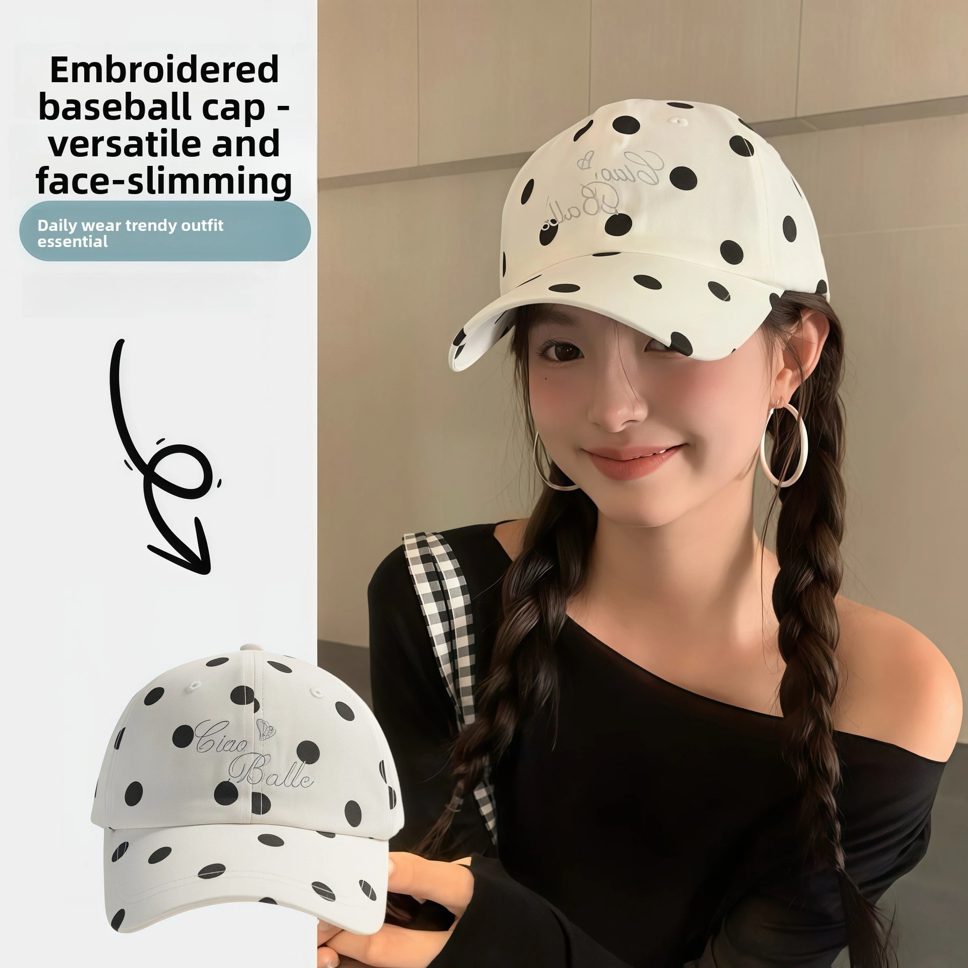 Women s Letter Embroidered Leopard Print Baseball Cap Millennial Style Protective For Spring Summer Autumn Winter