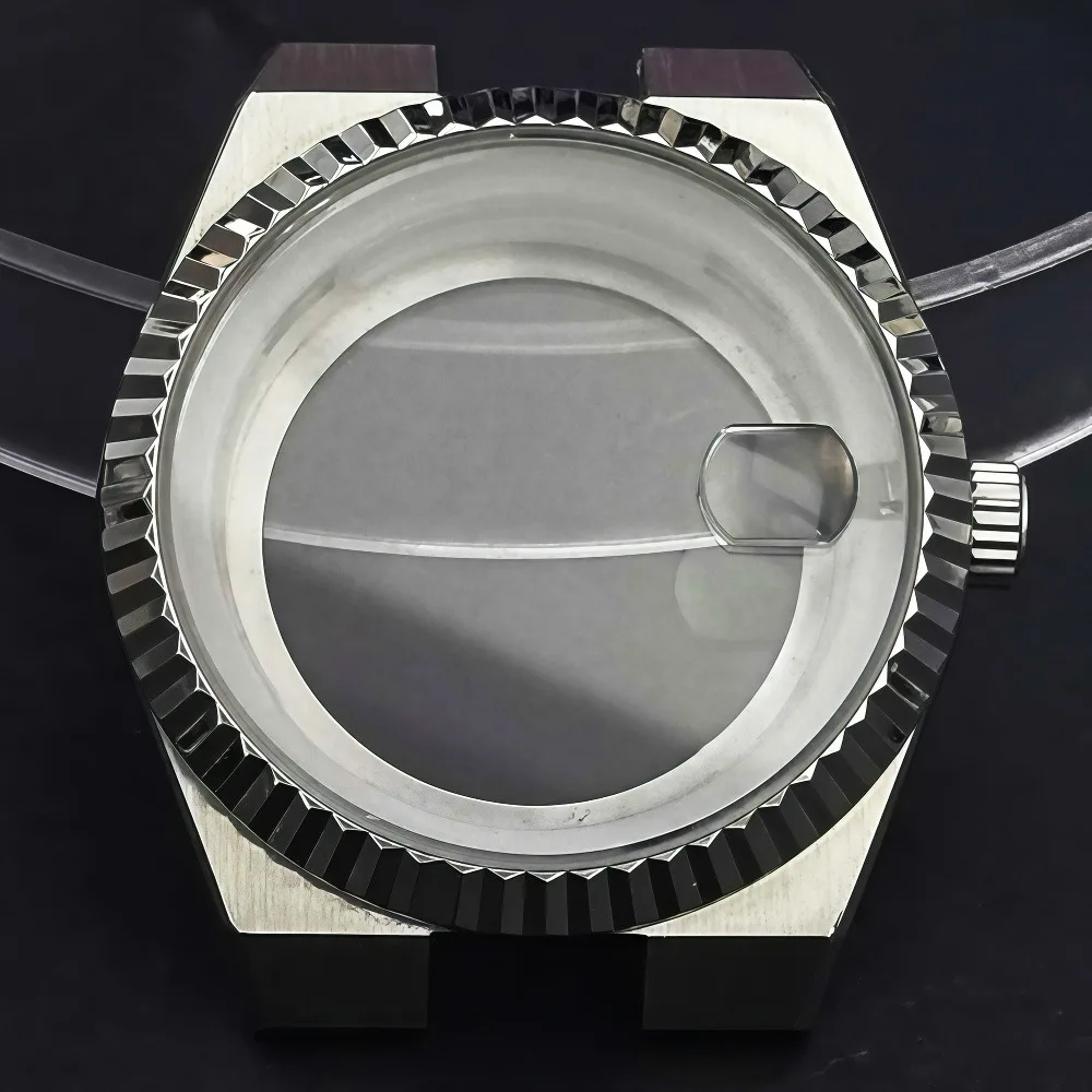 39mm Men's Watch NH35 Case with Strap Stainless Steel  NH35 Movement Sapphire glass waterproof Watch Parts Mod