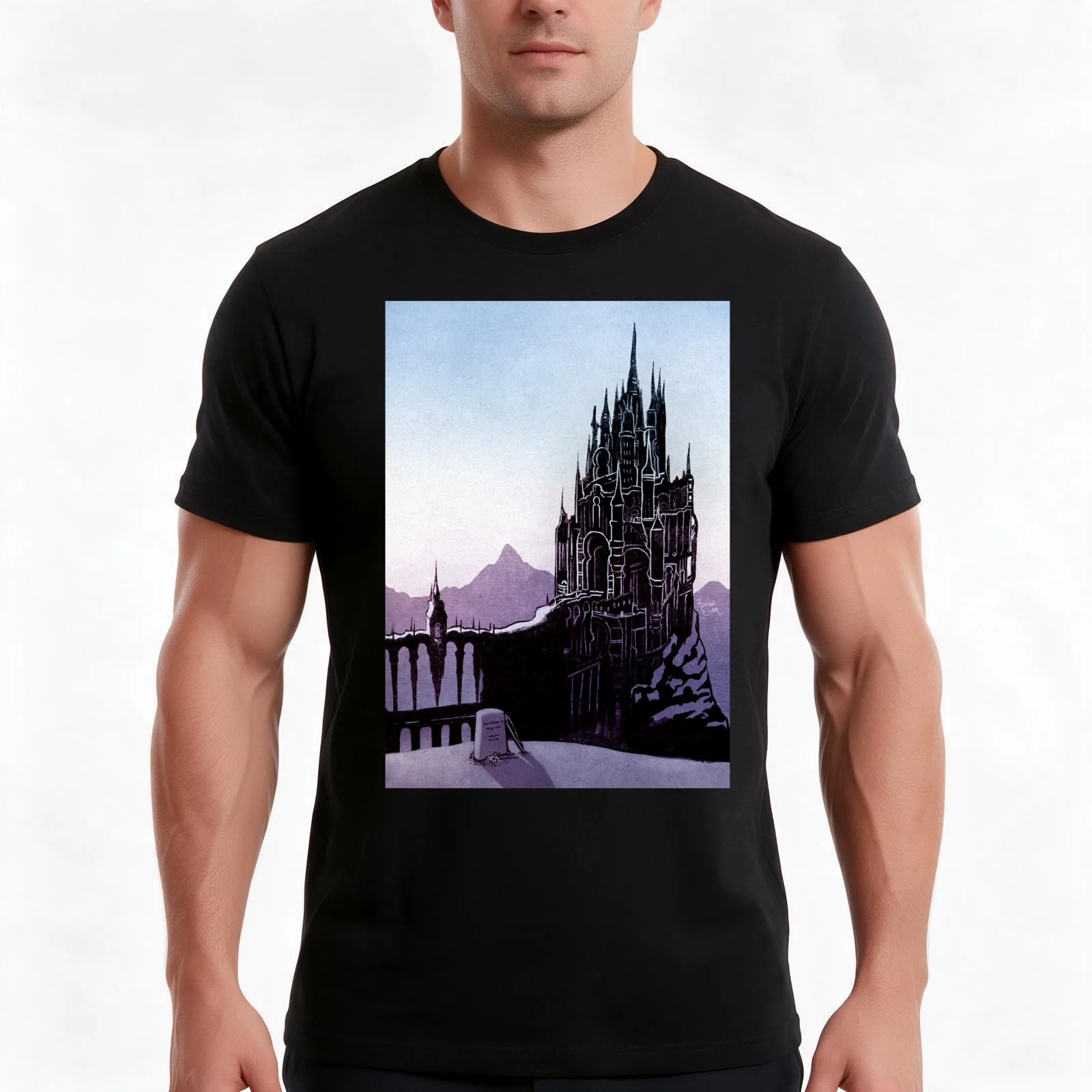 The Holy See of Ishgard T-Shirt, Summer Casual Cotton Tee, Oversized Streetwear Tops, Vintage Graphic Print, Unisex Men Women