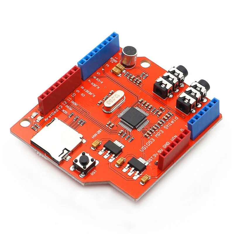 VS1053 Module VS1053 MP3 Module Development Board With Power Amplifier Decoding Board on-Board Recording Function