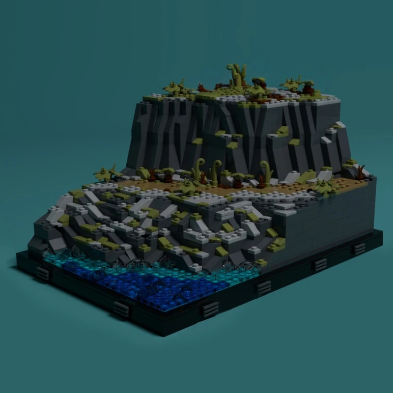 cross-over futuristic star movie castle base diorama bricks battle scene blocks Sci-Fi military architecture display moc unique