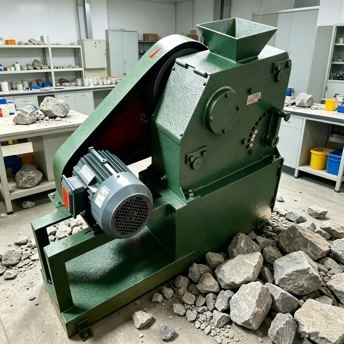 Lab Stone/Mineral Ore/Limestone Coarse Jaw Crusher for Mining/Construction Small Industrial Jaw Crushing Machine