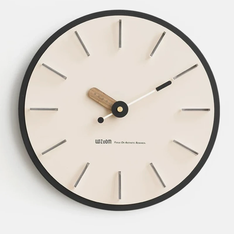 14 Inches Nordic Rome Digital Wall Clocks Simple Living Room Round Watch Bedroom Silent Clocks Creative Home Decor Quartz Clock