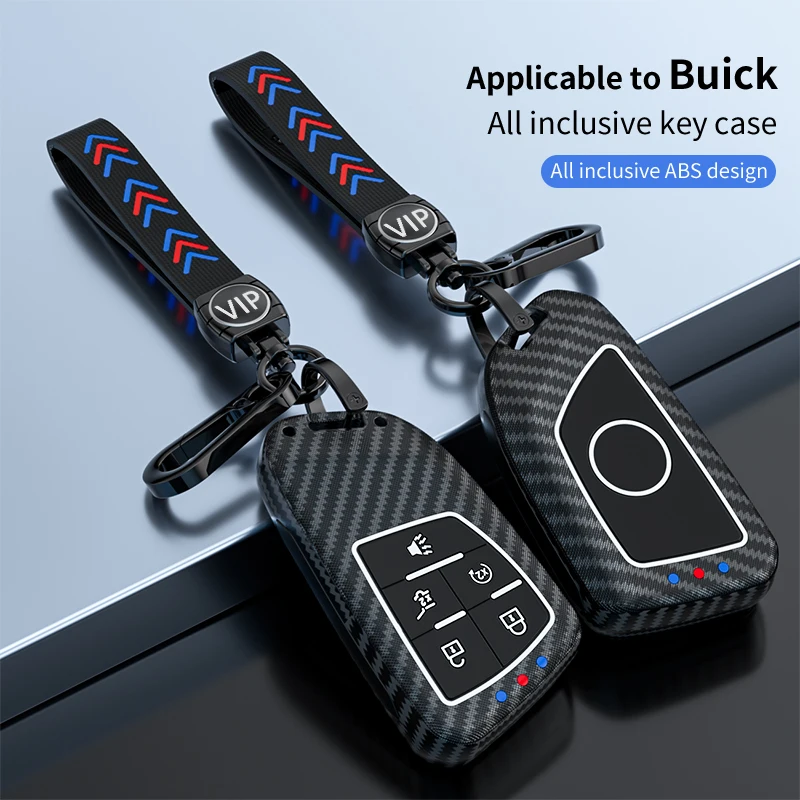 1PCS 5 Buttons ABS Buick Car Key Case Remote Fobs Cover Keychain Accessories For Buick Key Accessories With Keychain Key Shell