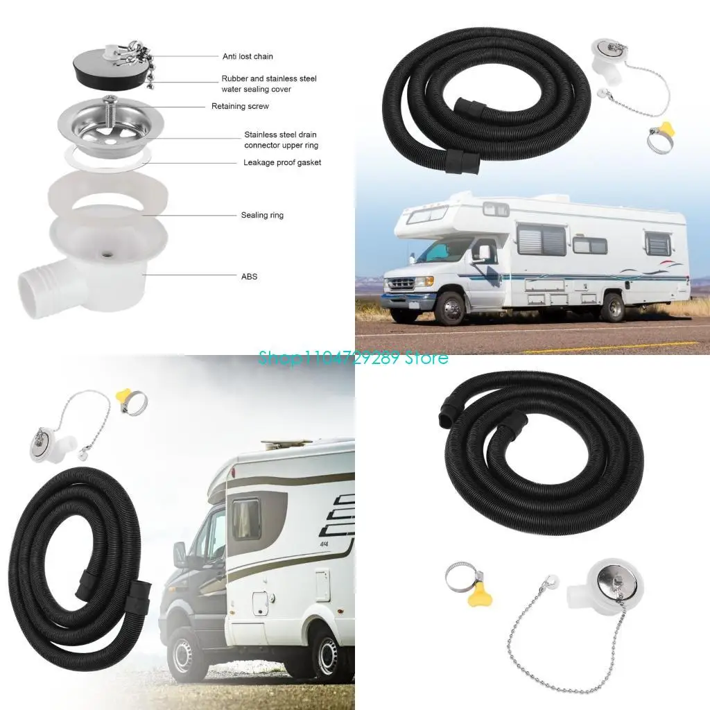 D8KE High Campers Sink Drainage For RVs Marine And Motorhome Applications