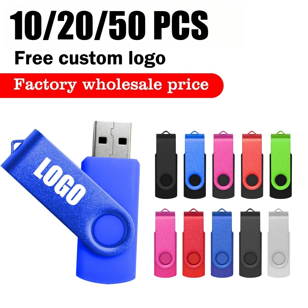

10/20/50 шт./лот USB 3,0 флэш-накопитель, новый вращающийся флэш-накопитель 8 ГБ16 ГБ32 ГБ64 ГБ, бесплатный индивидуальный логотип, карта памяти, креативный бизнес-подарок