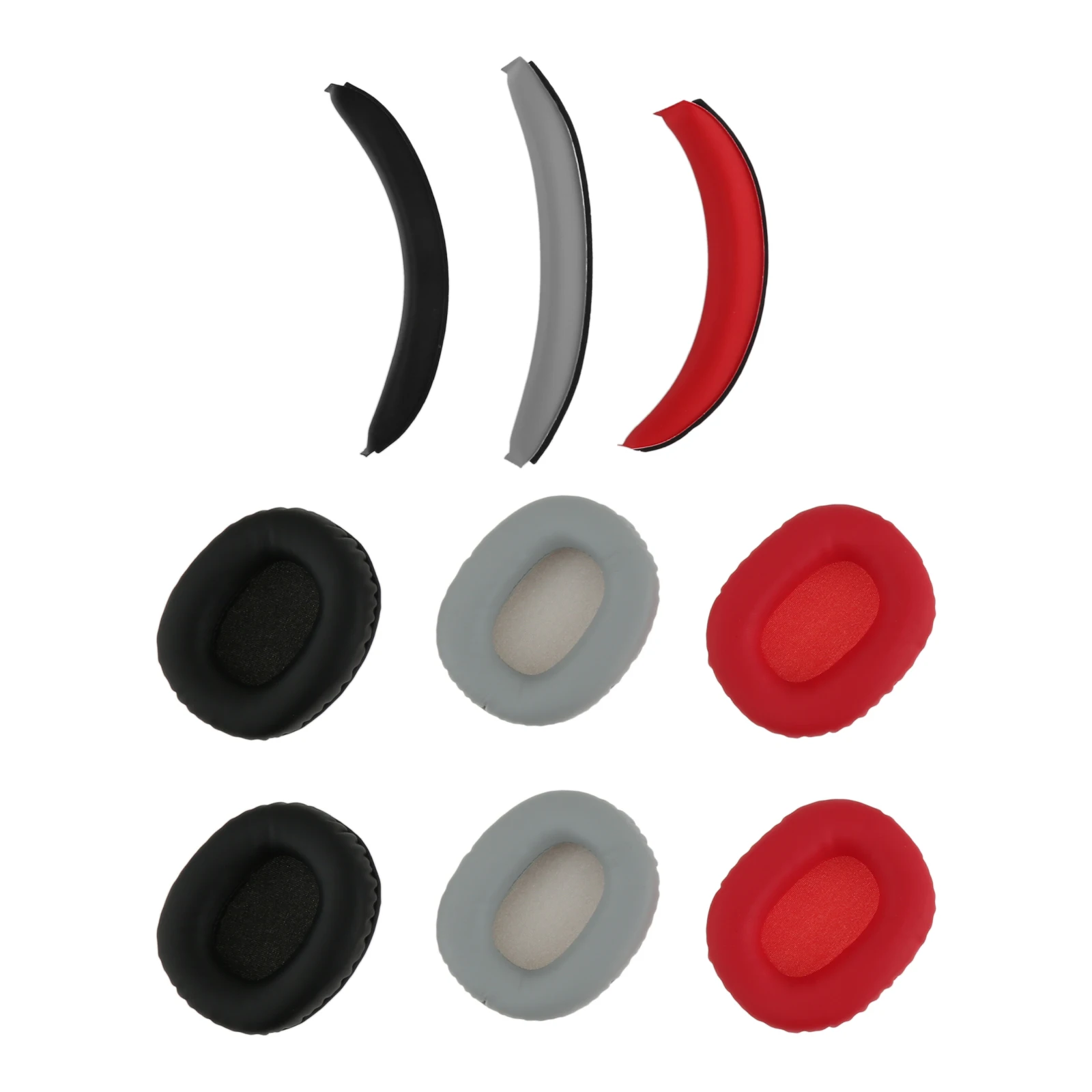 1Pair Black/Red Replacement Headphone Pad Cover,Headphone Accessories,For Edifie W800BT W808BT K800 K830 K815P K841P Headphones view 6