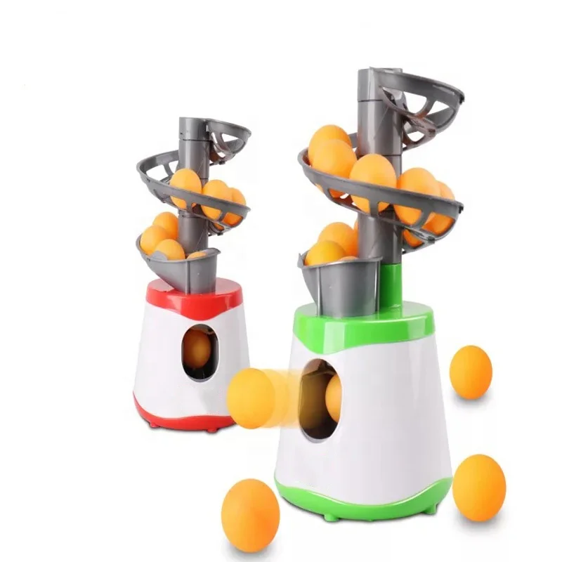 Macchina da lancio automatica per palline da ping pong per bambini principianti Macchina da allenamento per lancio di palline per allenatore di ping pong Robot da ping pong