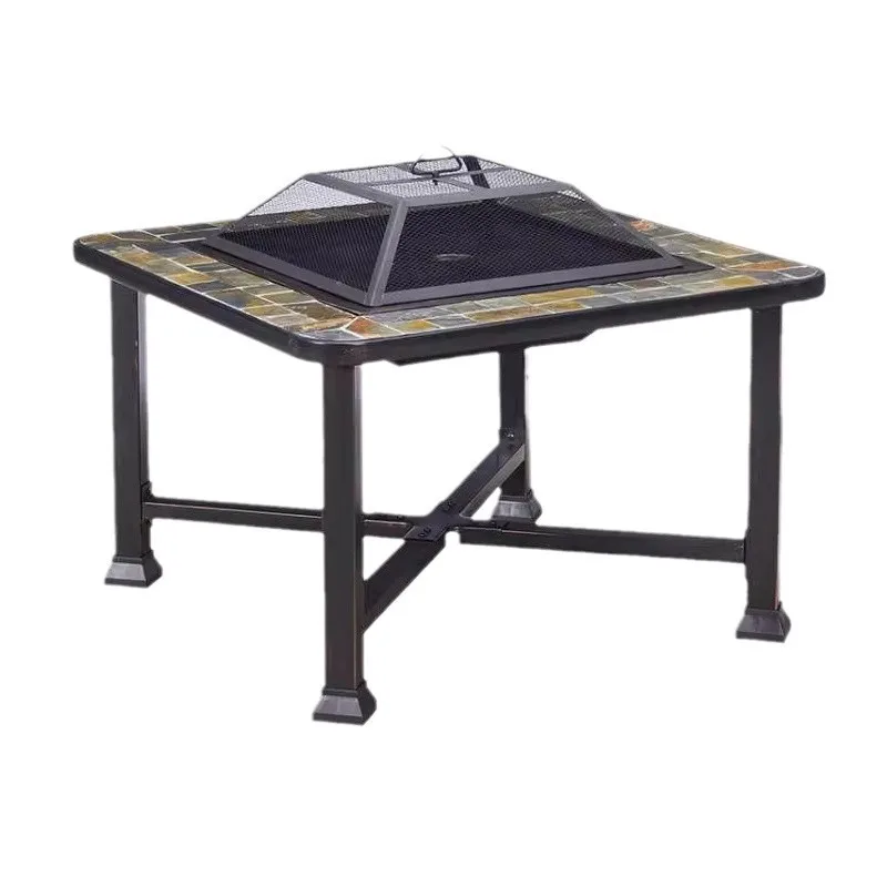 Outdoor heating stove, garden firewood, courtyard heater, home stove for gathering around the stove for tea brewing