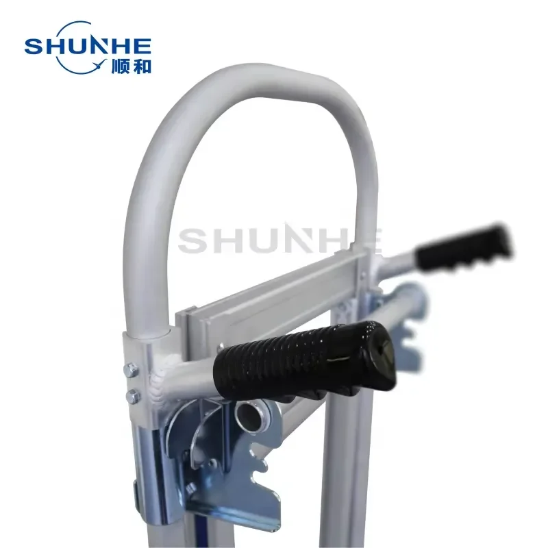 2 in 1 Convertible Folding Hand Truck Vertical 200KG & Horizontal 250KG Load Capacity