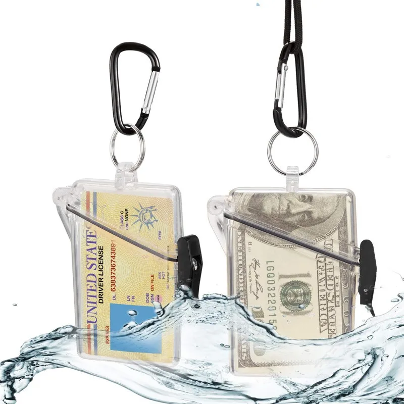 

3-дюймовый прозрачный ящик для хранения, держатель для фотокарт с веревкой, водонепроницаемый чехол для карт, уличный квадратный пылезащитный ящик, ящик для хранения фотографий