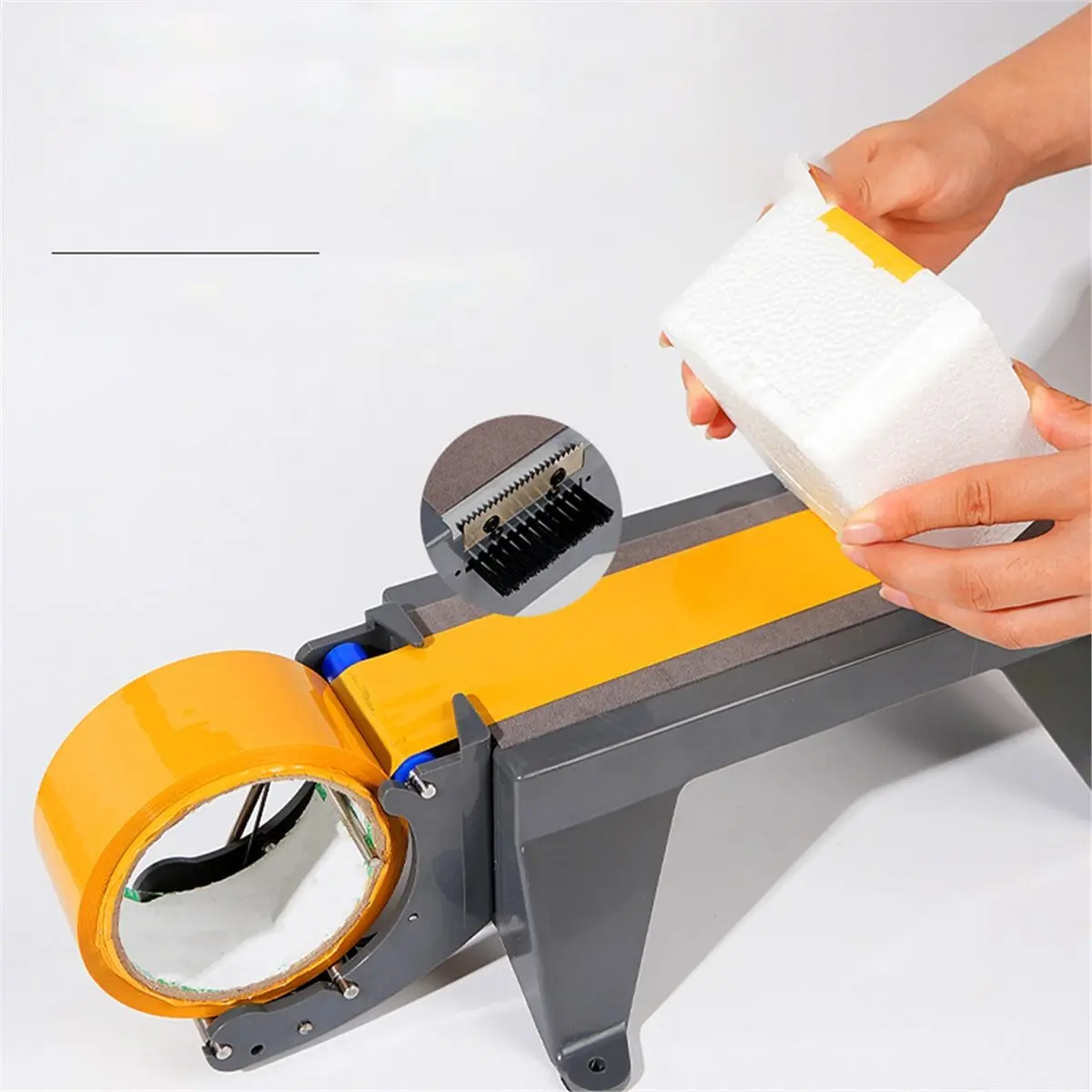 618 Mega Sale Desktop Tape Dispenser for Office, Heavy Duty Sealing Machine for Carton and Express Box Shipping