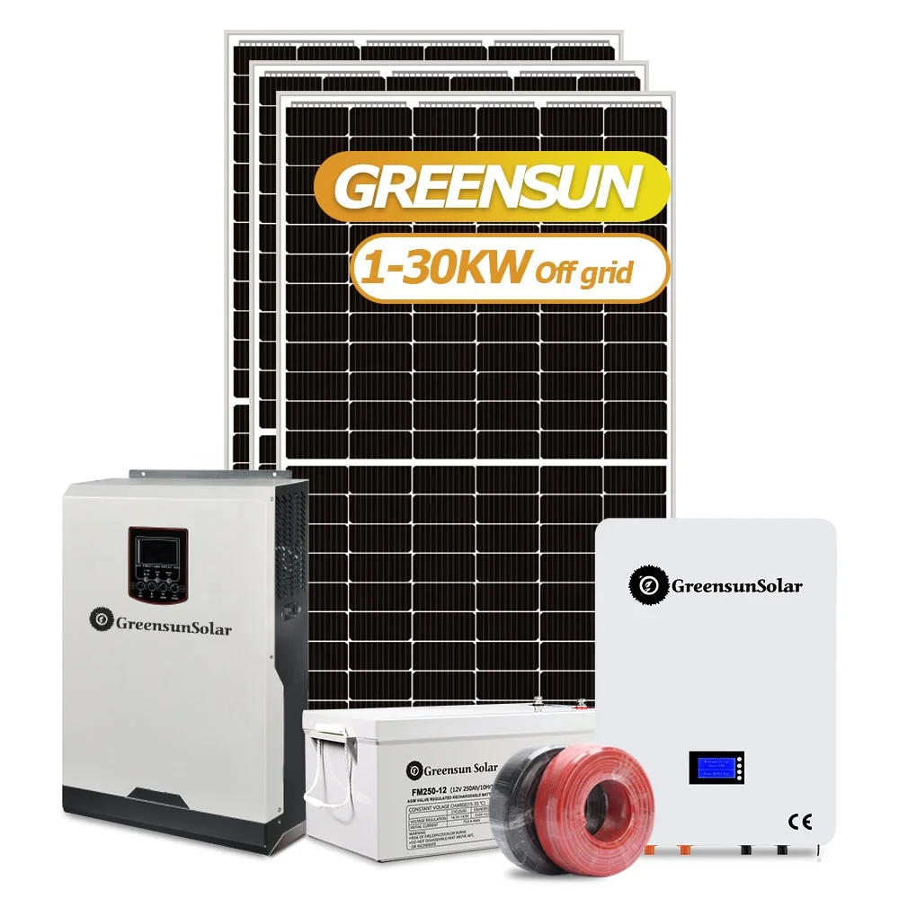 Customization 40KW 35KW Solar Panels N-Type China Solar System Off Grid Hybrid Complete Kit Solar Energy System Reduce Power Con