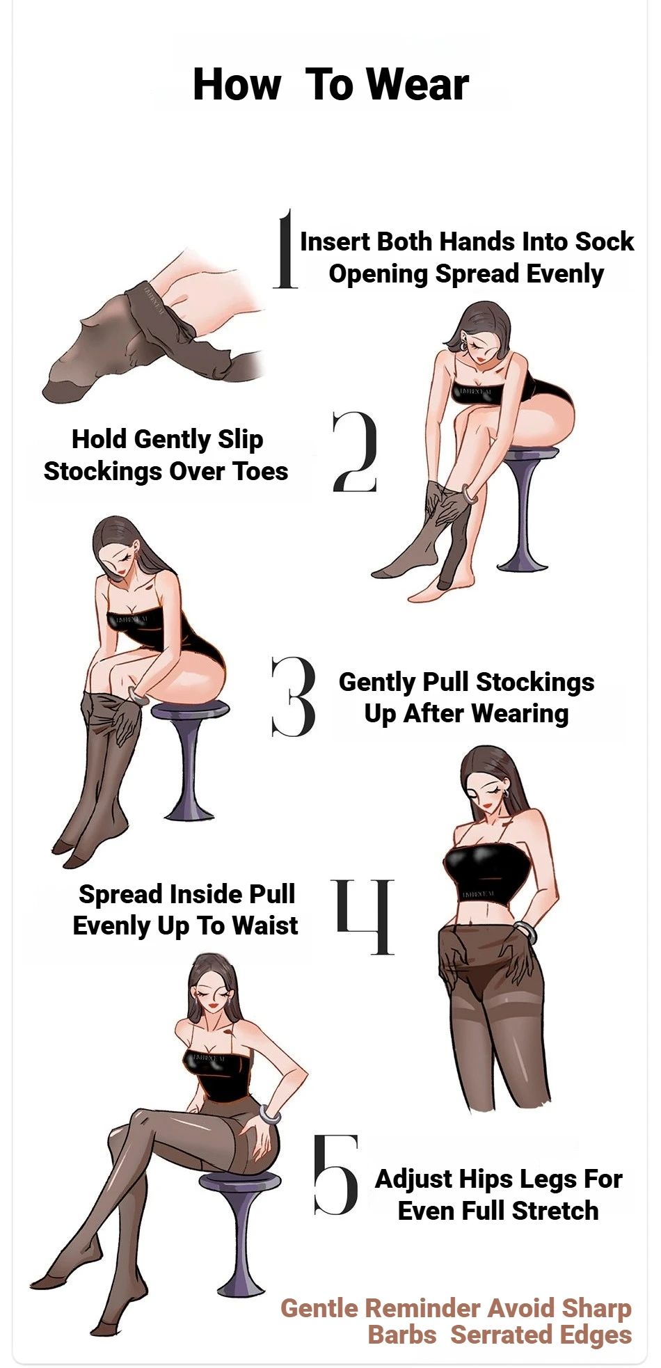 Damen-Strumpfhose, ultradünn, nahtlos, seidig, transparent, verstärkte Zehen, elastisch, dehnbar, sexy, für Club und Party – Detail 8