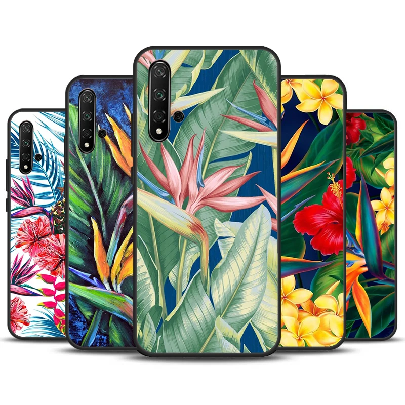 Tropical Paradise Hawaiian Birds Case For Huawei Nova 3i 8i 11i 11 Pro 9 10 SE 5T Y60 Y61 Y70 Y90 Y91 P20 P30 P40 Lite Cover