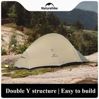 Naturehike-tienda de campaña Cloud up 2 pro para dos personas, equipo profesional ligero para acampar al aire libre