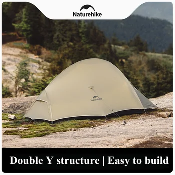 Naturehike-سحابة 2 الموالية خفيفة الوزن خيمة التخييم في الهواء الطلق ، معدات المشي لمسافات طويلة ، المهنية ، 2 شخص