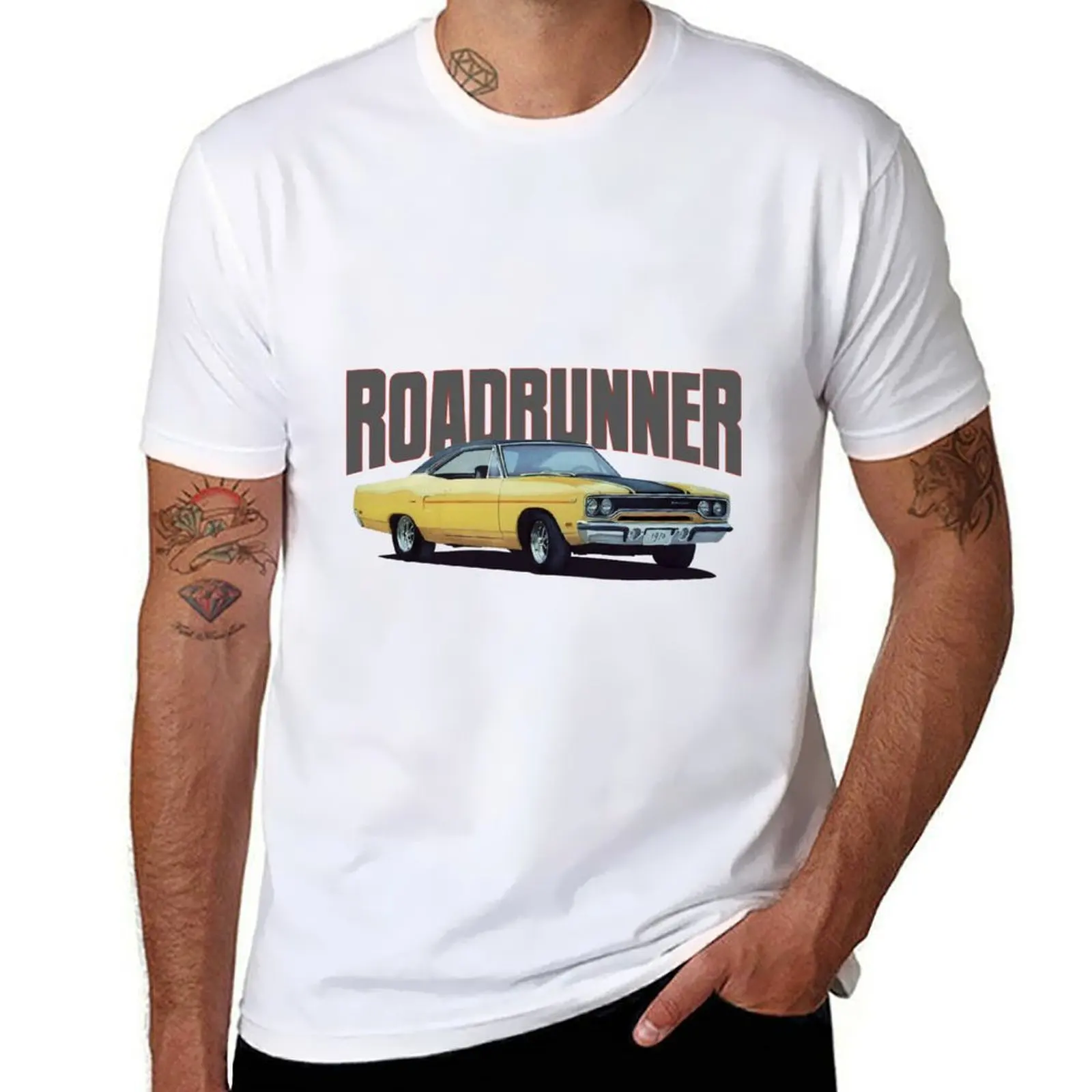 

Yellow Roadrunner T-Shirt t shirts for man cotton soft t shirt for man T-Shirt