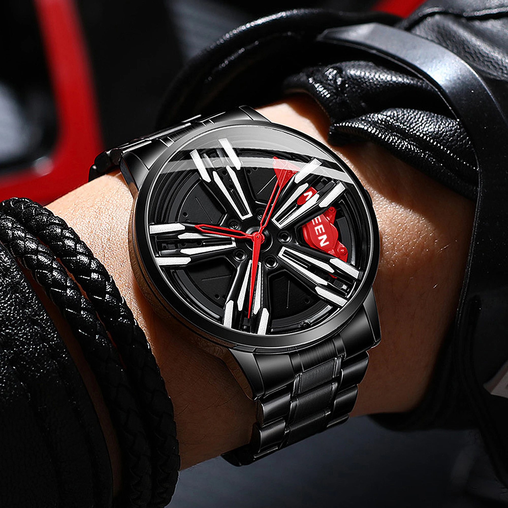 BINBOND Wheel Hub Men's Watch  - Men'S Fashion Hub 评论和价格