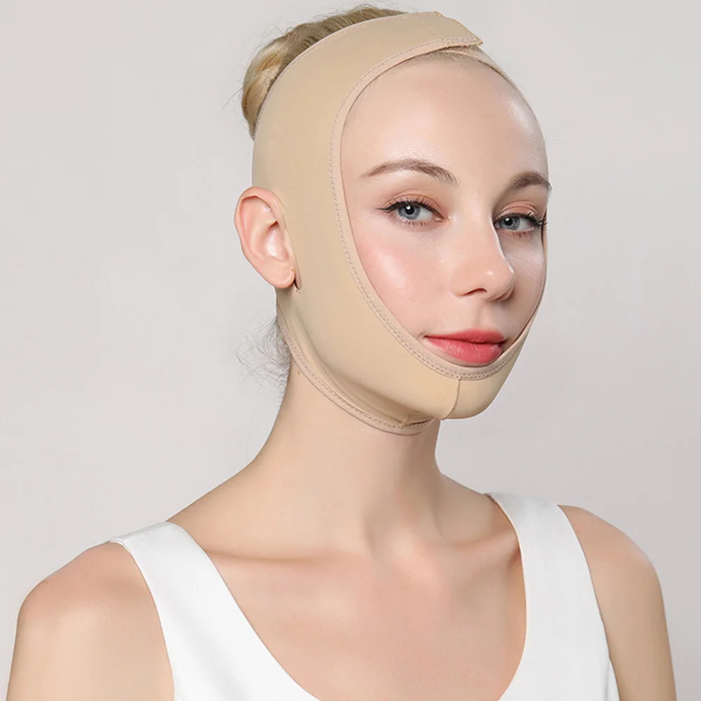 

Reusable Face-lift Strap Facial Mask Shaping Adjustable Chin Bandage Slimming Lightweight Easy to Use Promote Circulation