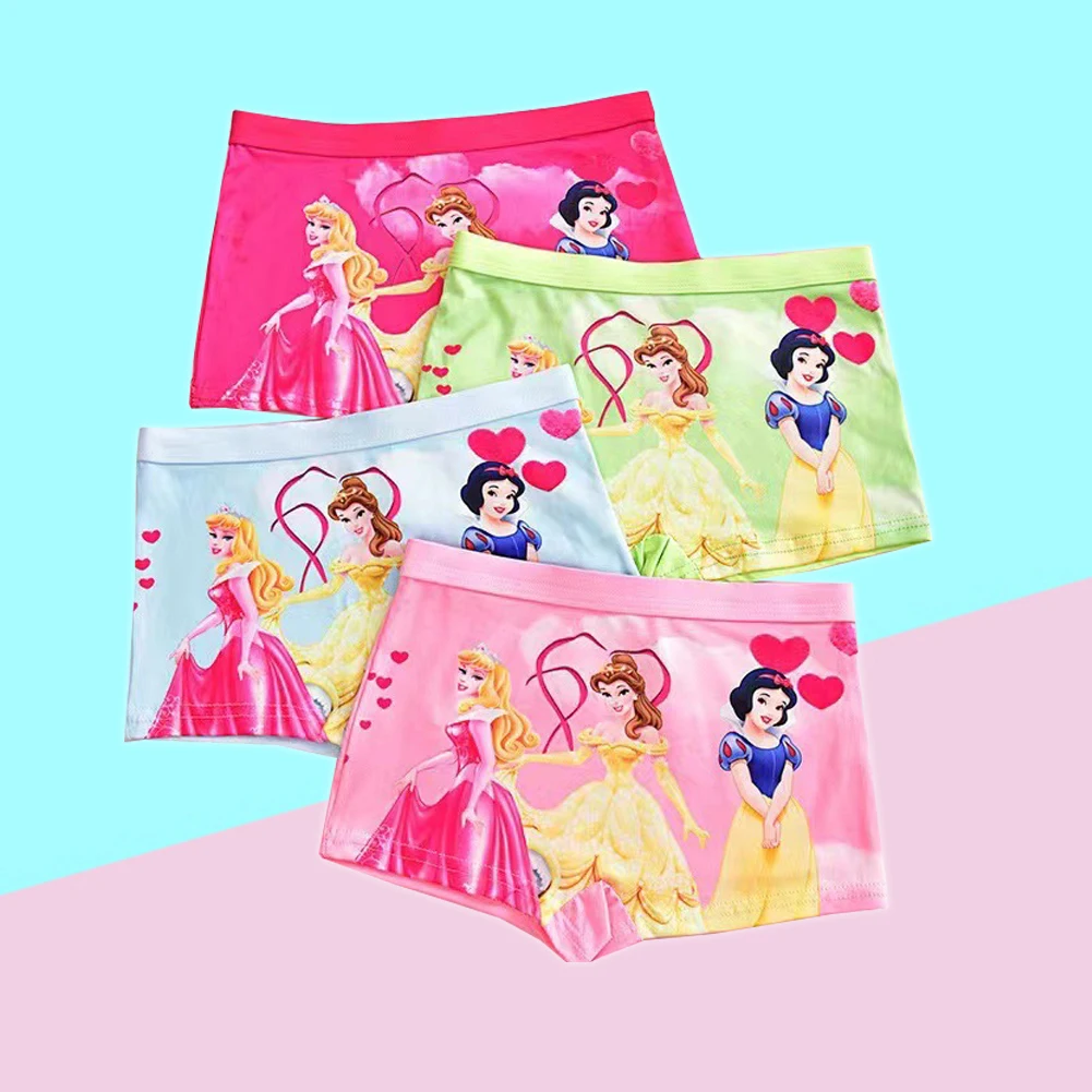 4Pcs/bag Disney Children's Panties ELsa Cartoon Frozen Girls Underwear Child Avenger Underpants boys Boxers