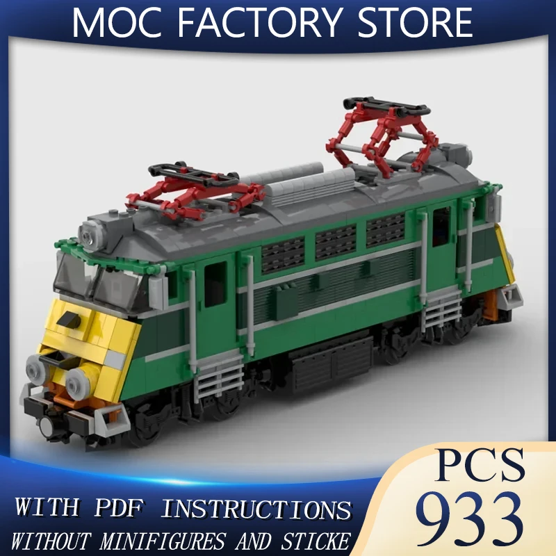 

Серия железнодорожных поездов Moc, строительные кирпичи EP-07, модель локомотива, поезда, технология здания, модульный блок, игрушка «сделай сам», праздничные подарки