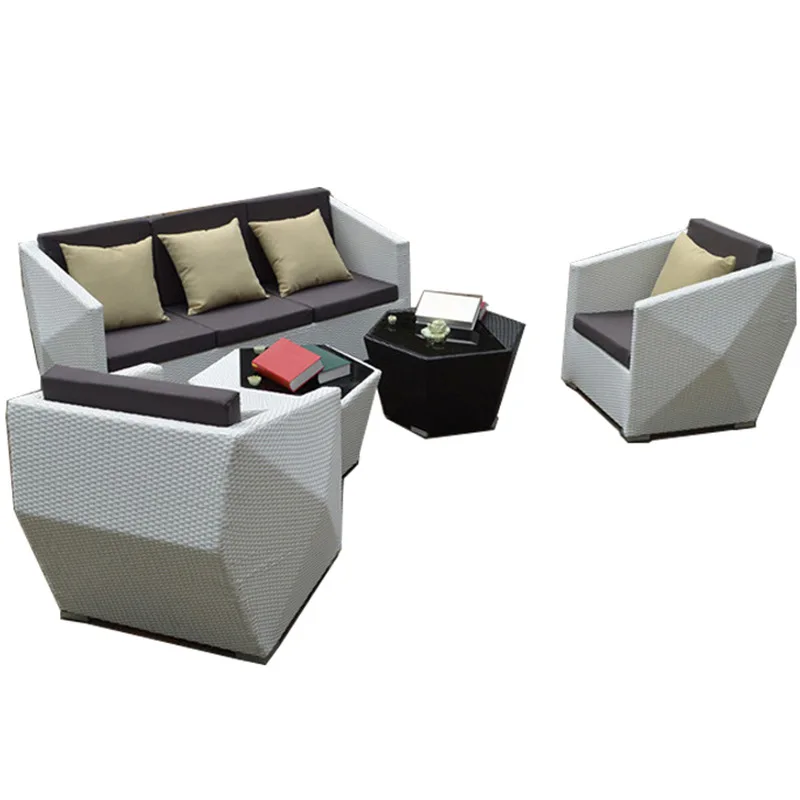 

Outdoor rattan chair sofa outdoor rooftop leisure rattan art furniture villa courtyard
