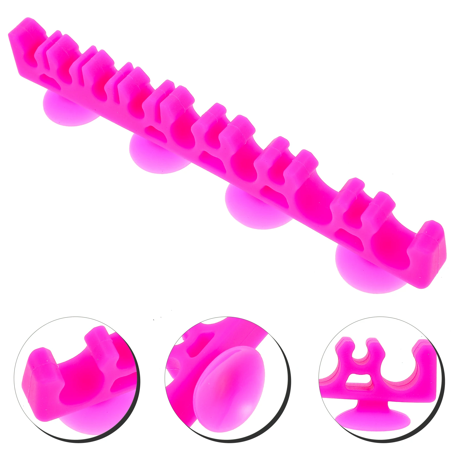 

Makeup Brush Black Drying Stand Beauty Brushes Storage Rack Suction Cup Wall Mount Compact Multi Makeup Brush Suction Cup Rack