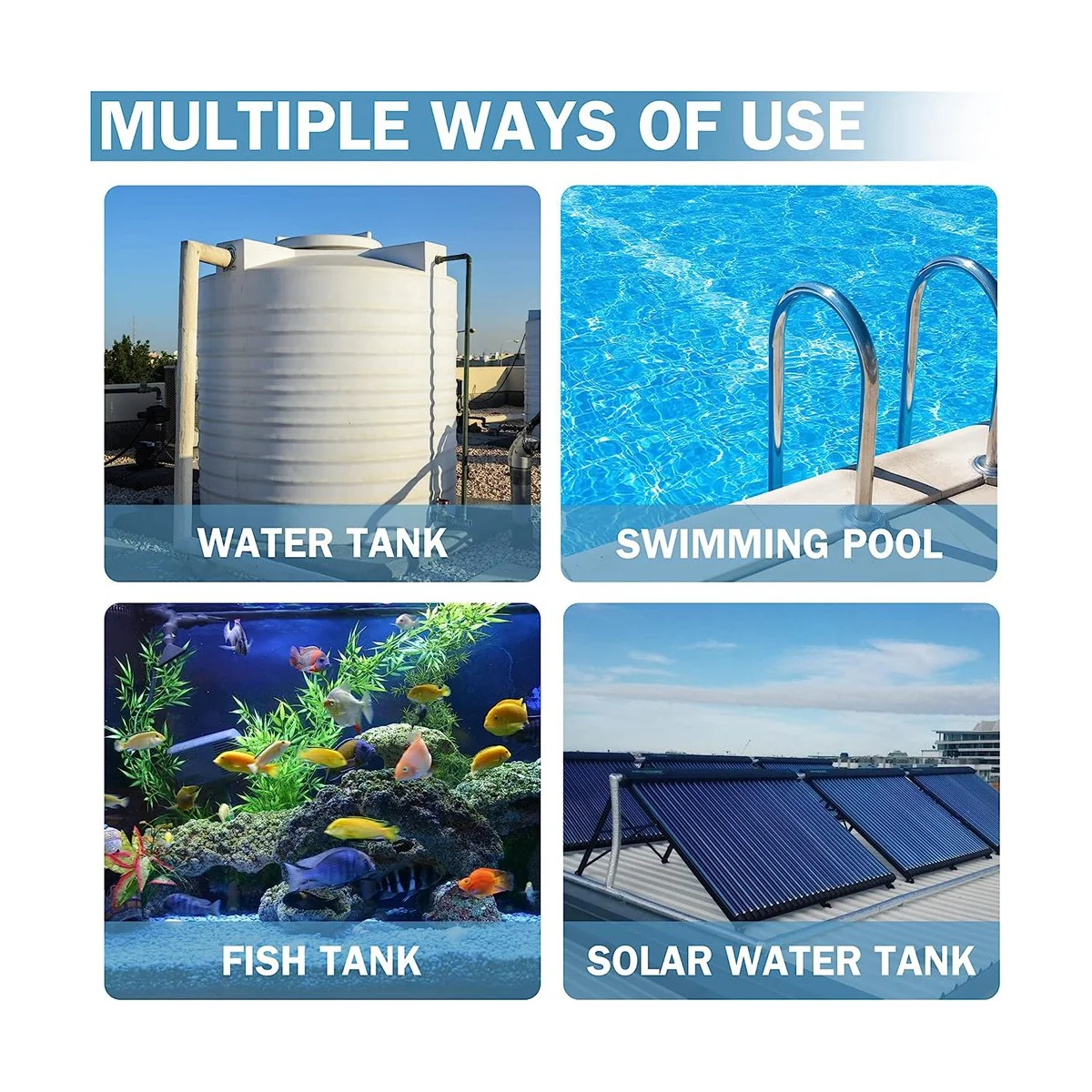 Valvola A galleggiante di controllo del livello dell'acqua in acciaio inossidabile per serbatoio, valvola A sfera galleggiante da 3/4 di pollice, adatta per serbatoi d'acqua, laghetto A