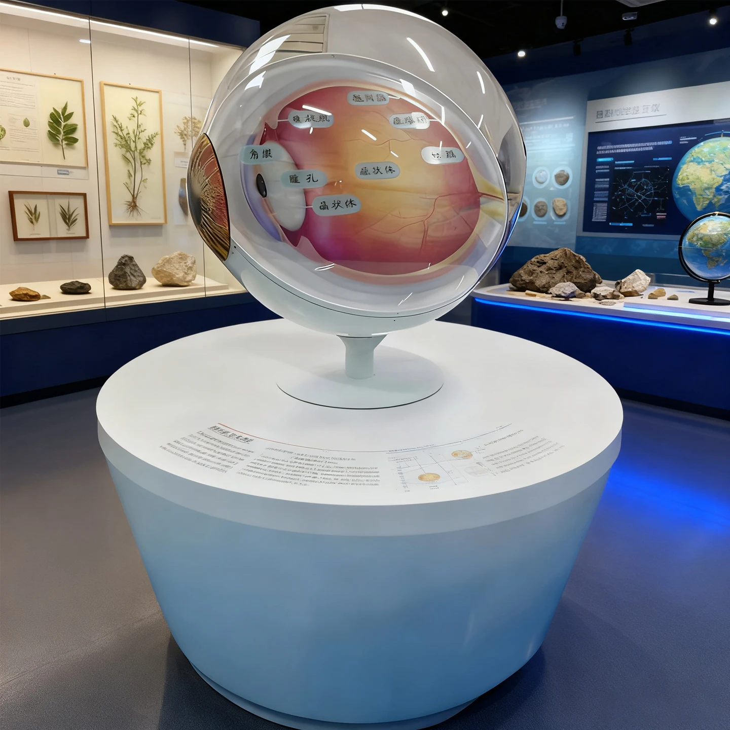 Luminous Eyeball Eyeball Structure Eyeball Structure Display of Human Organs Science Exhibit Science Games Interactive Games