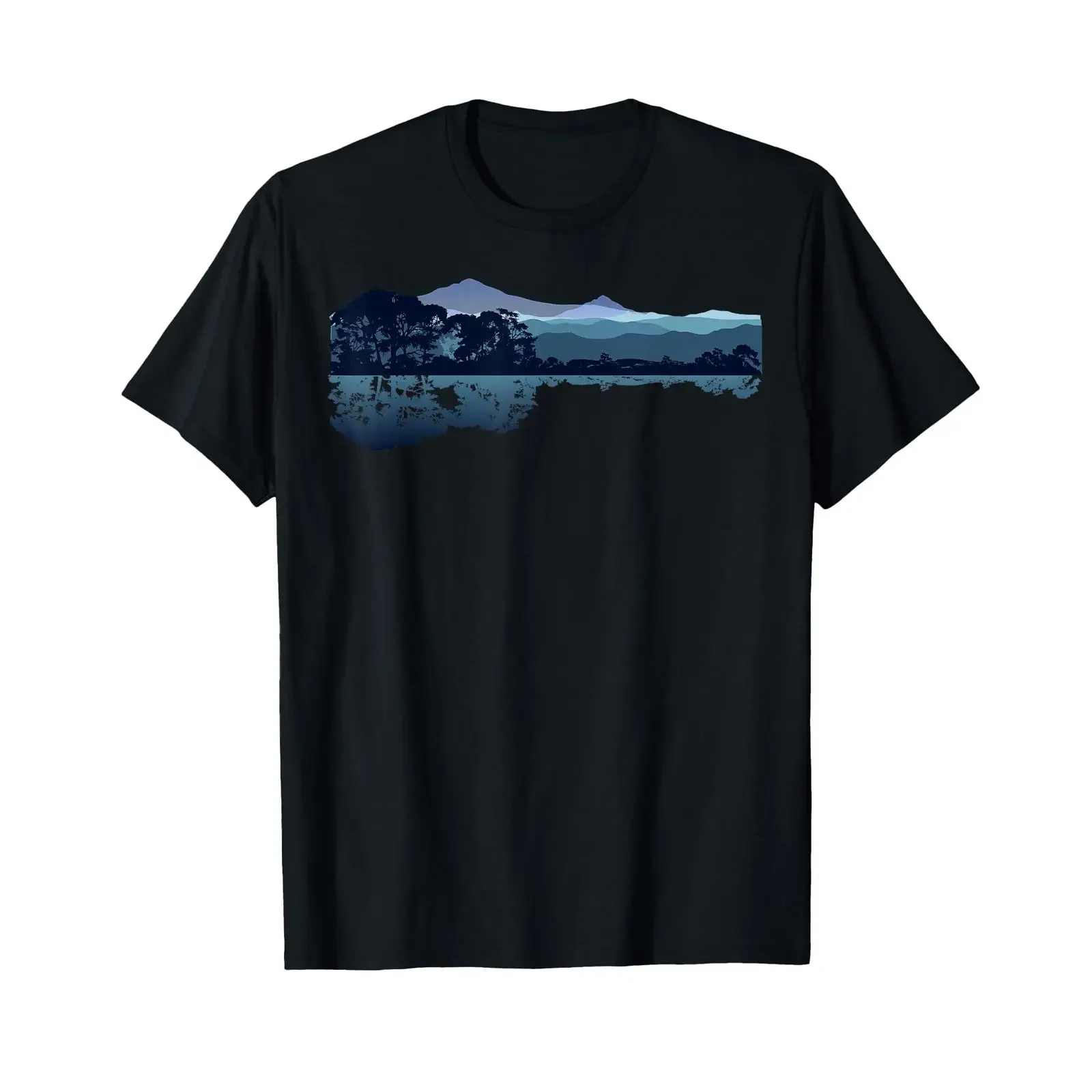 Nature Guitar T Shirt Cute Music Environment Lovers  vintage Washed designer clothes Versatile streetwear Soft fashion Slightly