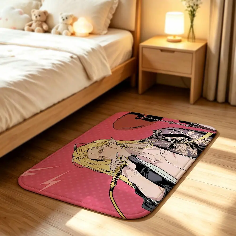 Trash of the Counts Family Eruhaben Soft Comfortable Short Plush Rug Carpet mat Anti‑Slip Floor Mat Machine Washable Home Decor